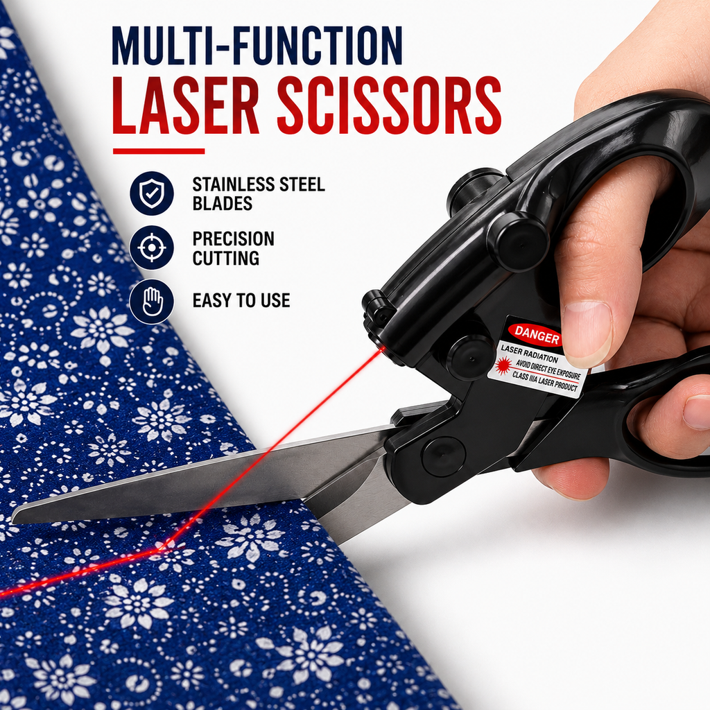 Laser Guided Precision Scissors