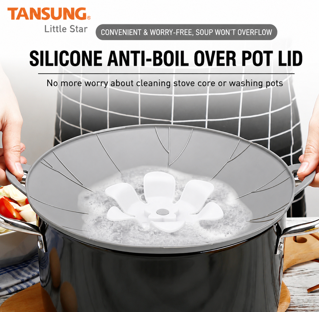 Silicone Anti-Boil Pot Lid