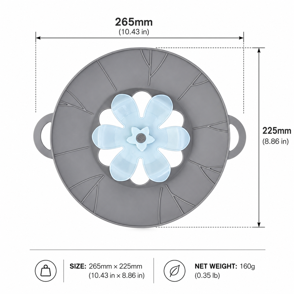 Silicone Anti-Boil Pot Lid