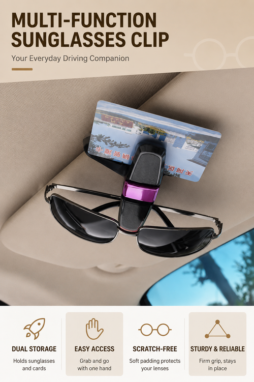 Car Visor Glasses Clip