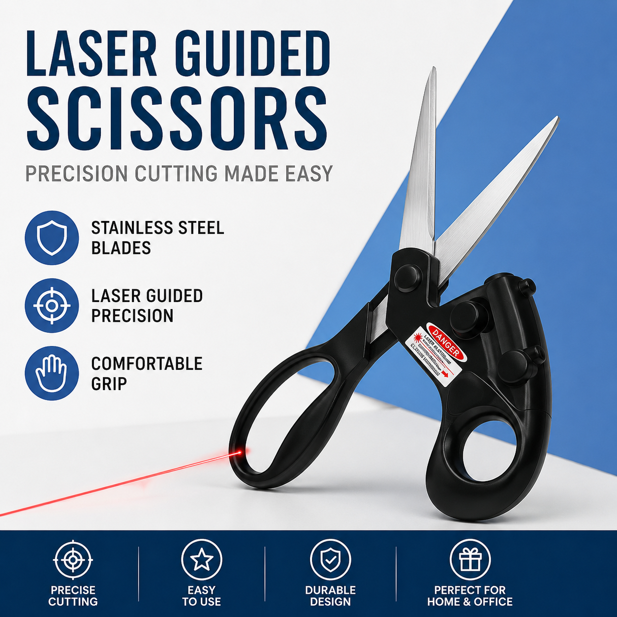 Laser Guided Precision Scissors