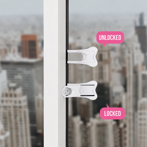Child safety window lock