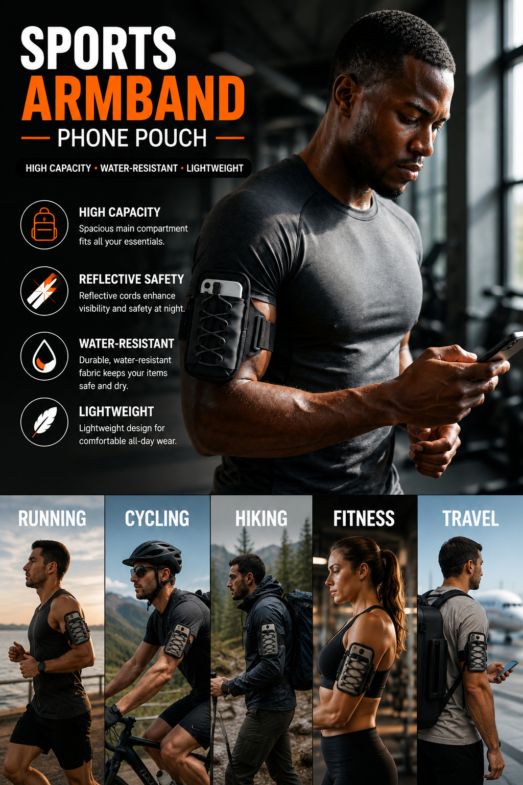 Sports Armband Phone Pouch