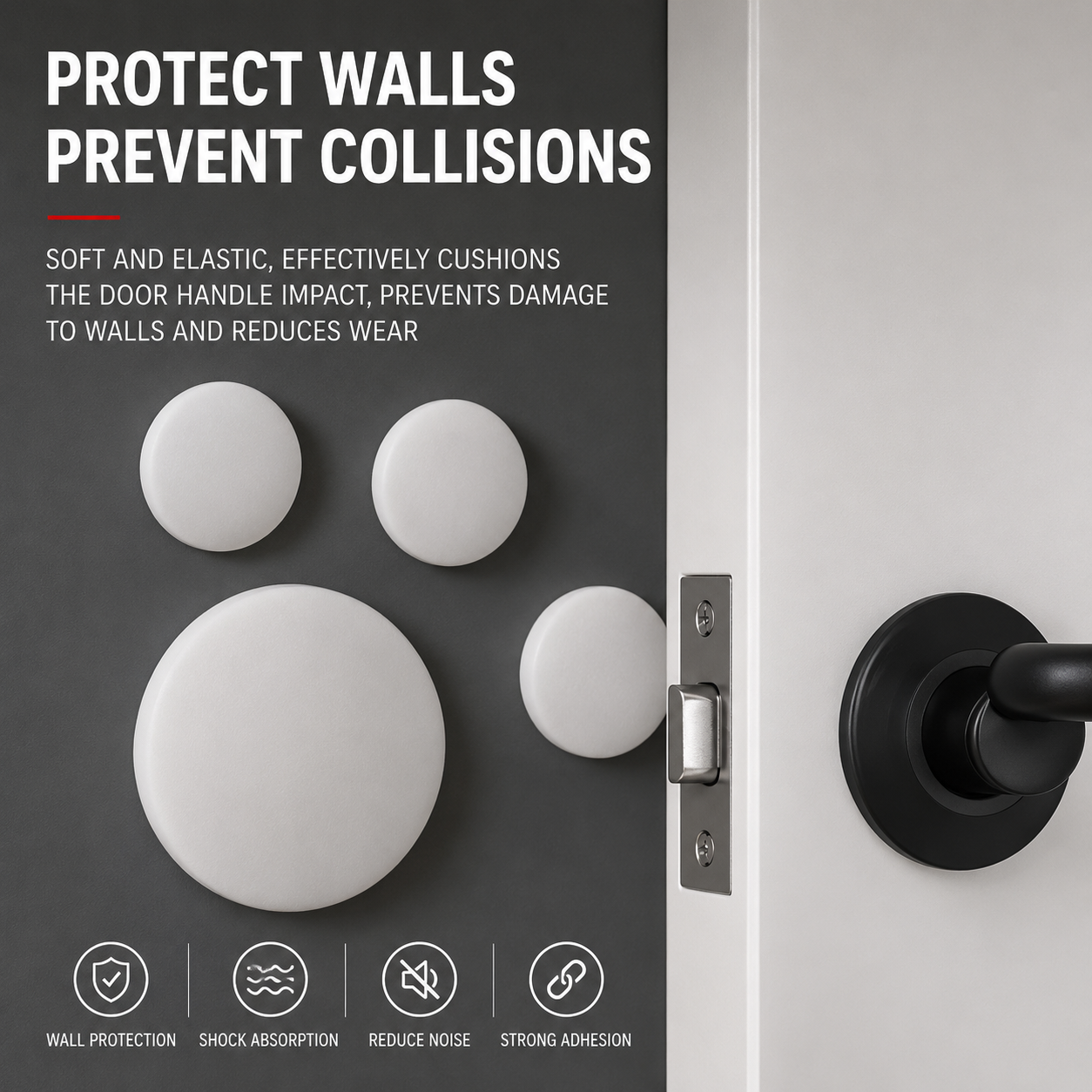 Silicone Door Handle Wall Protector