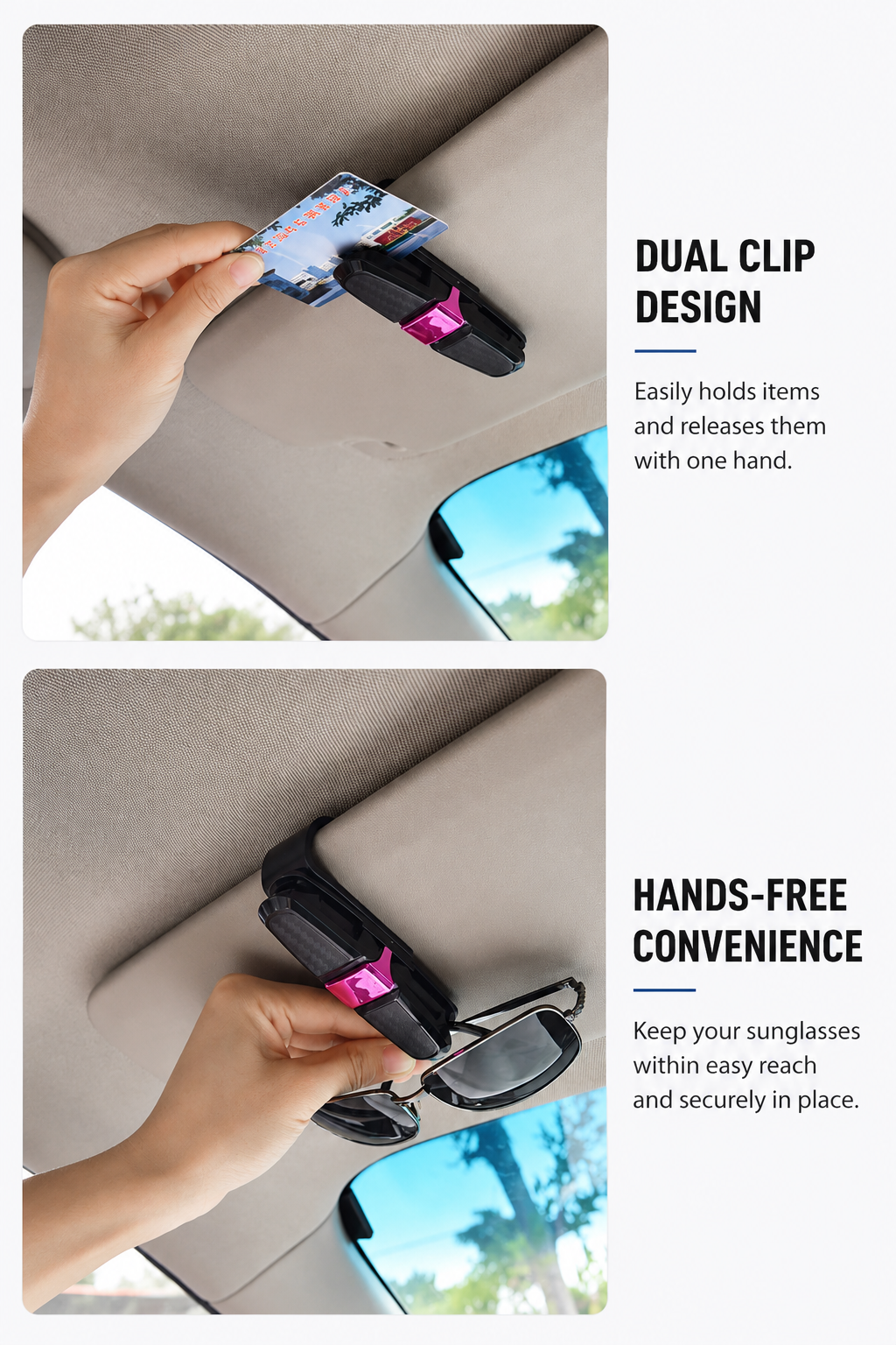 Car Visor Glasses Clip